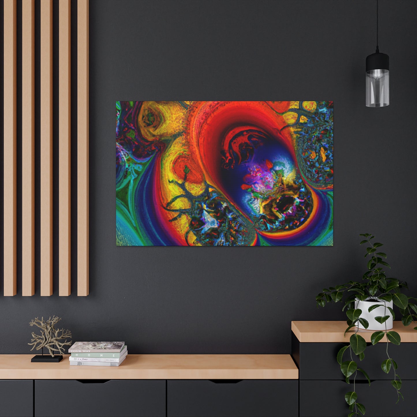 Violet Eclipse - Psychedelic Canvas