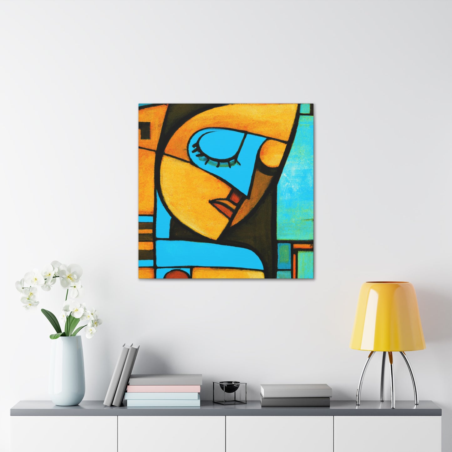 Rene Galicier - Cubism Art Canvas