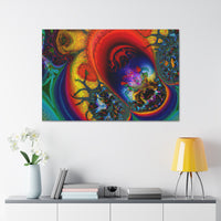 Violet Eclipse - Psychedelic Canvas