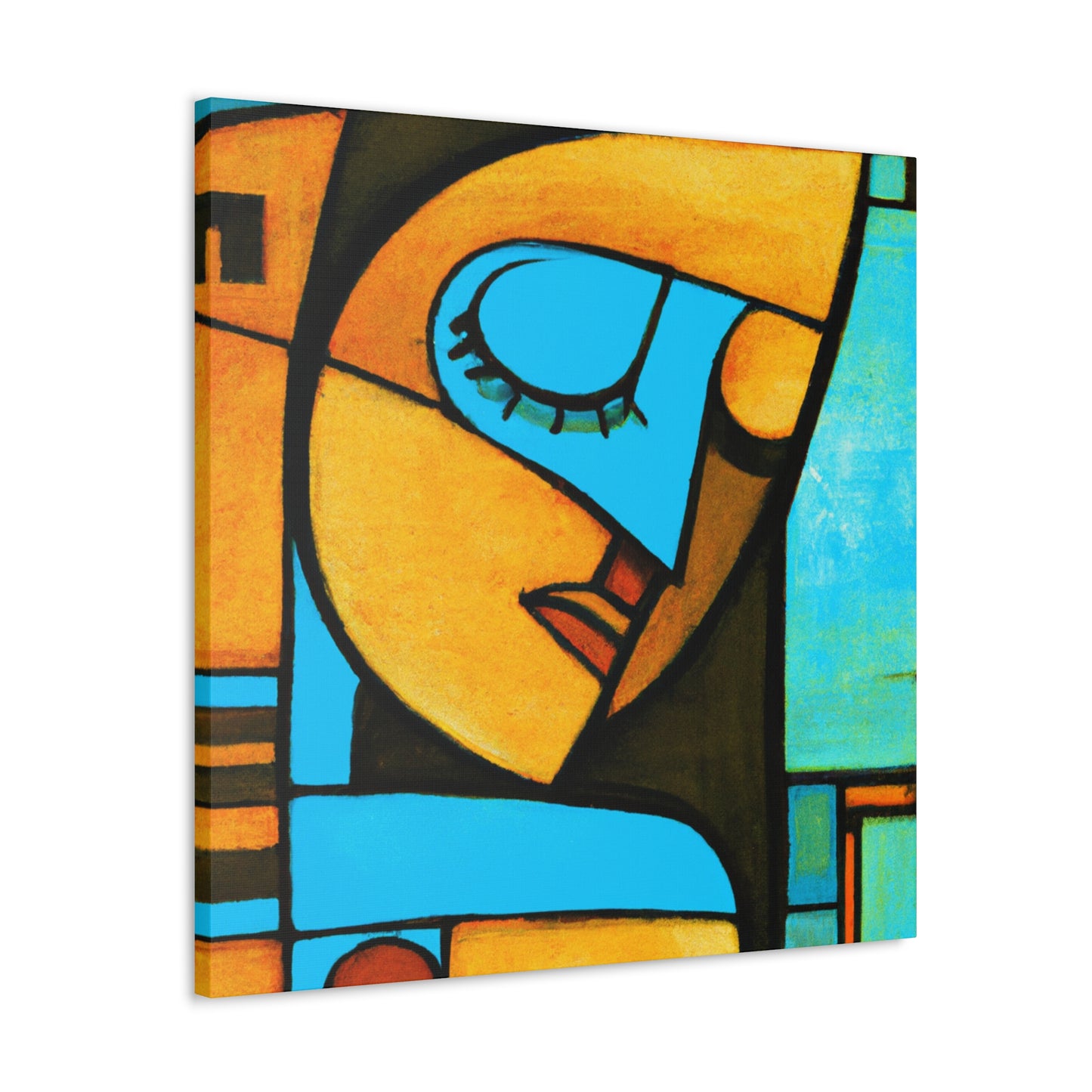 Rene Galicier - Cubism Art Canvas