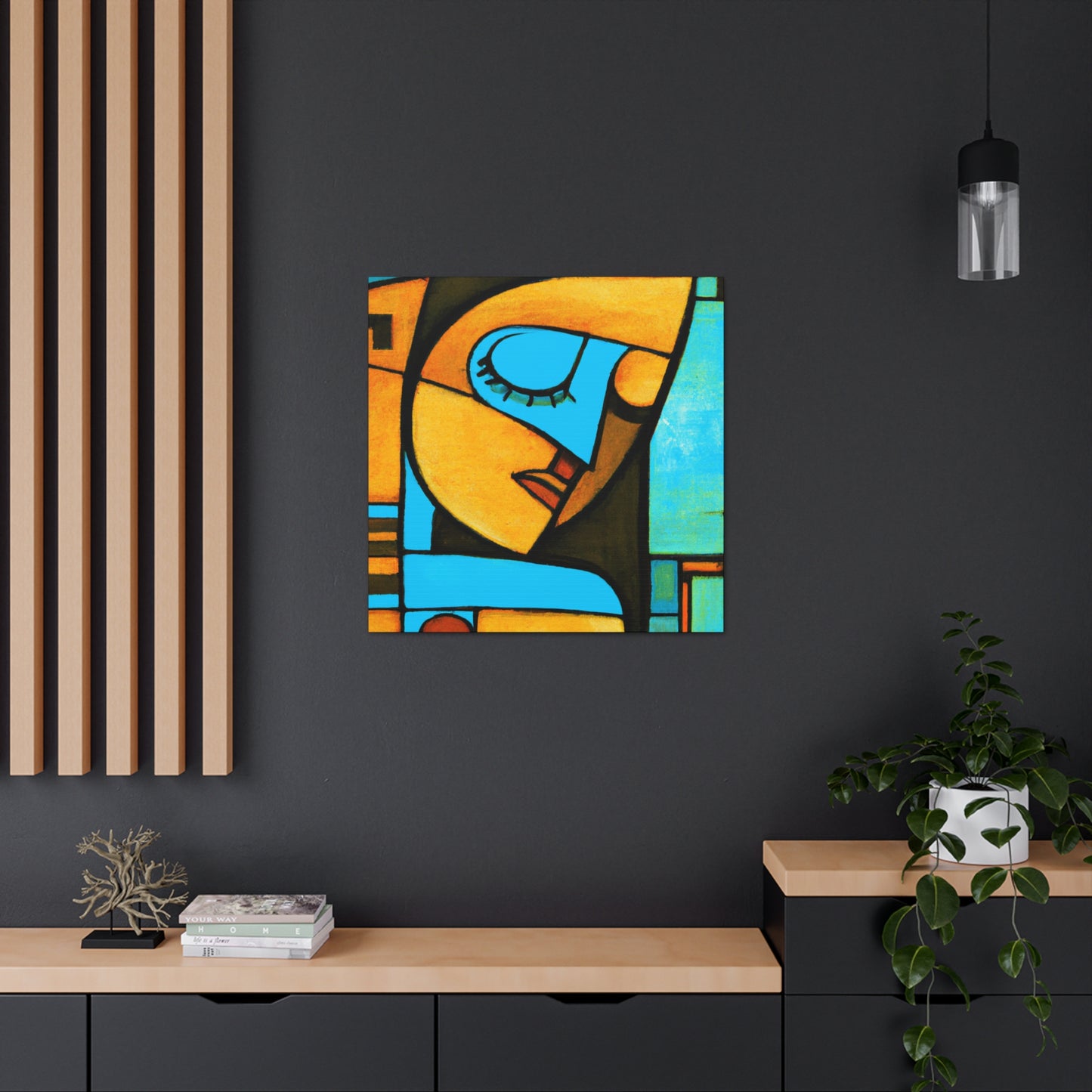 Rene Galicier - Cubism Art Canvas