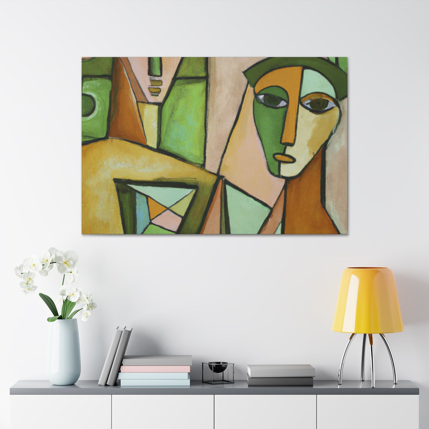 Léon Deposition - Cubism Art Canvas