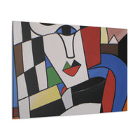 Mona Picasso - Cubism Art Canvas