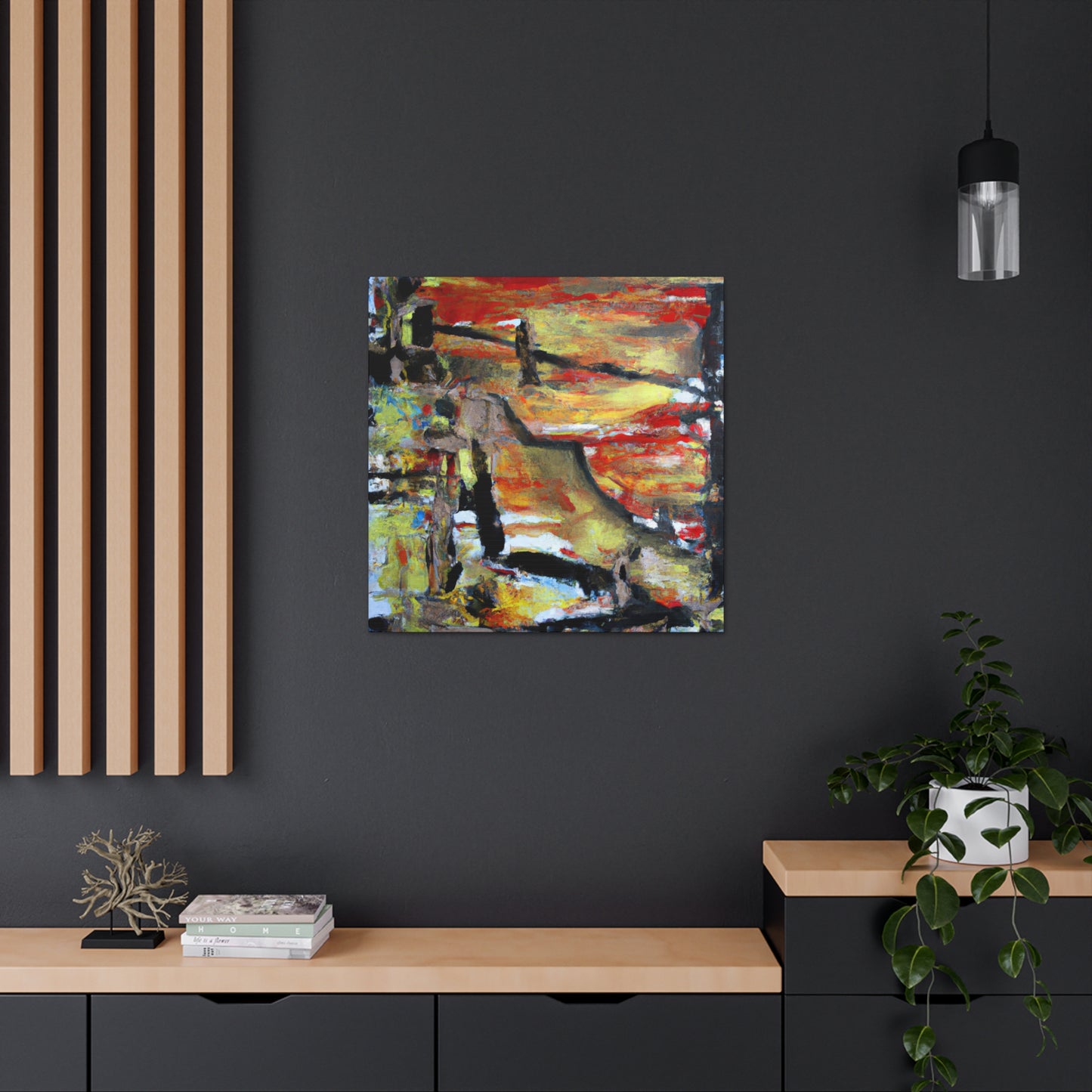 Kiana Prismatic - Abstract Art Canvas