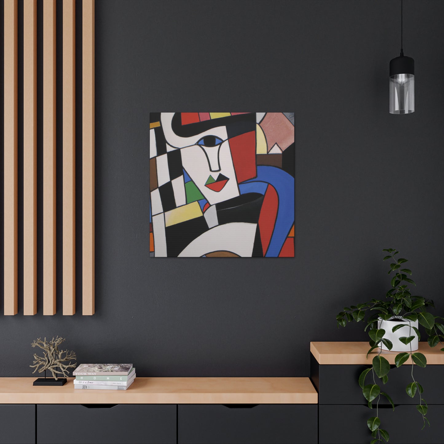 Mona Picasso - Cubism Art Canvas