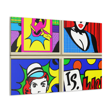 Valeria Sparkles. - Pop Art Canvas