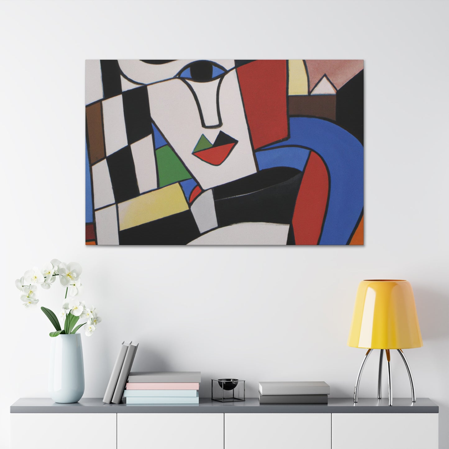 Mona Picasso - Cubism Art Canvas