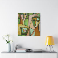 Léon Deposition - Cubism Art Canvas