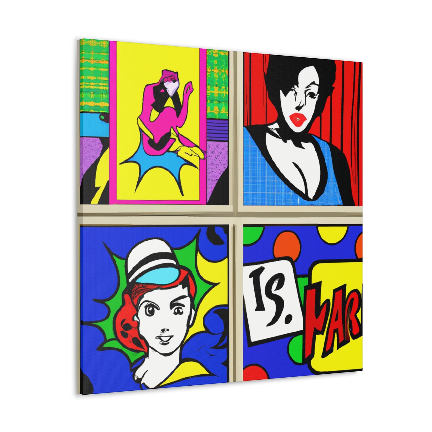 Valeria Sparkles. - Pop Art Canvas