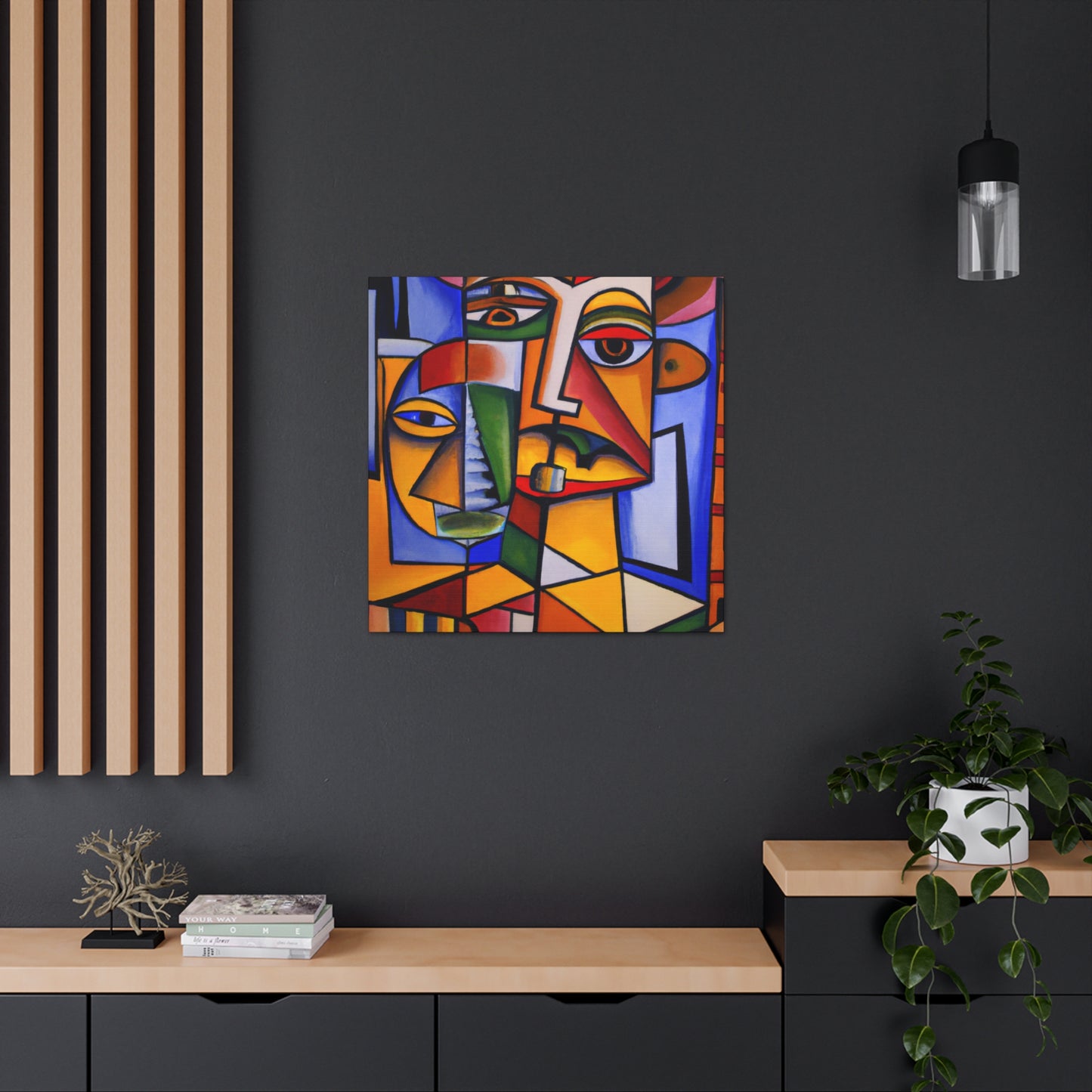 Salazar Gallardo - Cubism Art Canvas