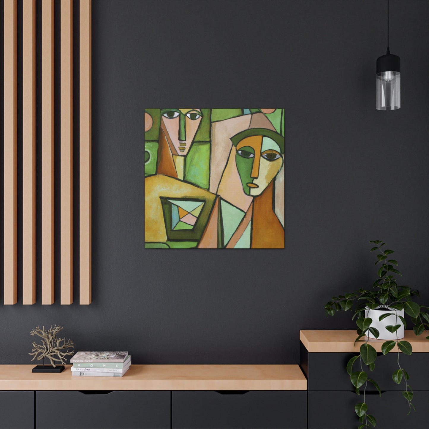 Léon Deposition - Cubism Art Canvas